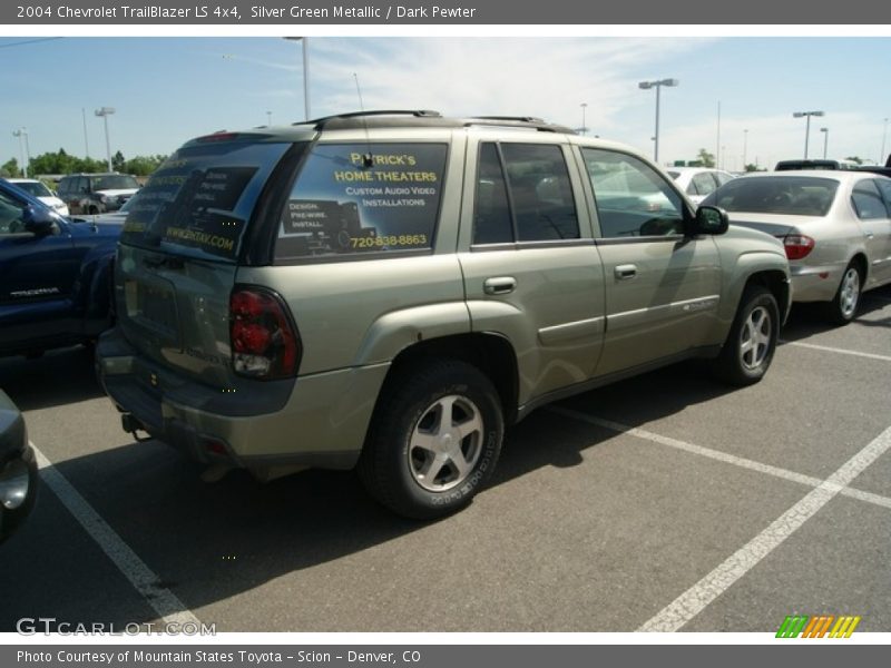 Silver Green Metallic / Dark Pewter 2004 Chevrolet TrailBlazer LS 4x4