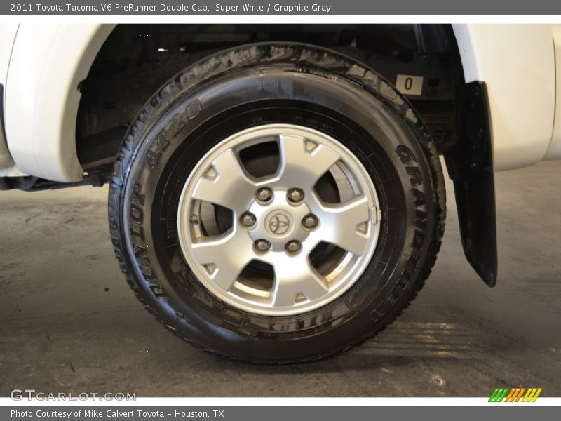 Super White / Graphite Gray 2011 Toyota Tacoma V6 PreRunner Double Cab