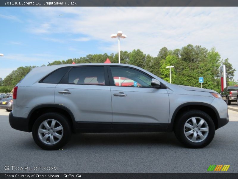 Bright Silver / Black 2011 Kia Sorento LX
