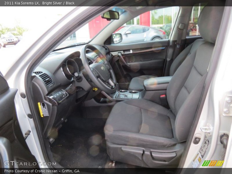 Bright Silver / Black 2011 Kia Sorento LX