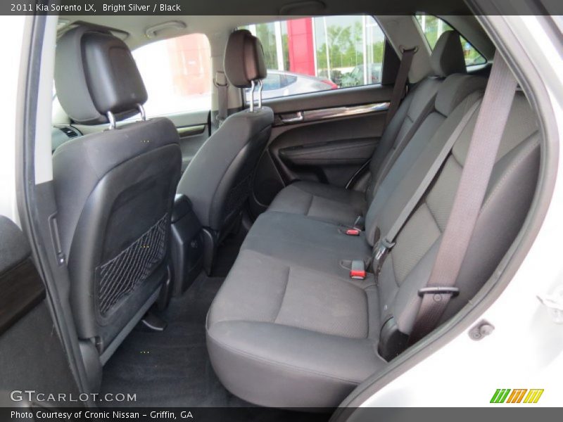 Bright Silver / Black 2011 Kia Sorento LX