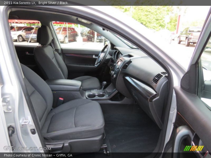 Bright Silver / Black 2011 Kia Sorento LX