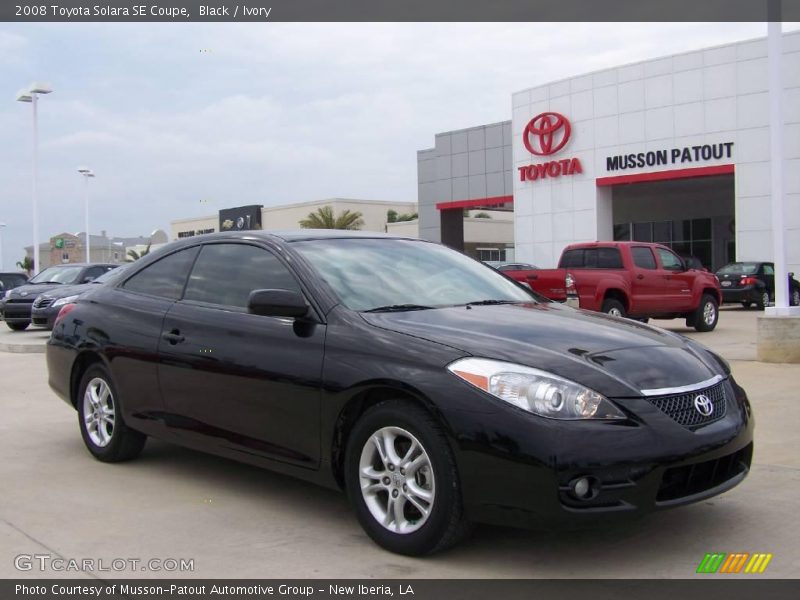 Black / Ivory 2008 Toyota Solara SE Coupe