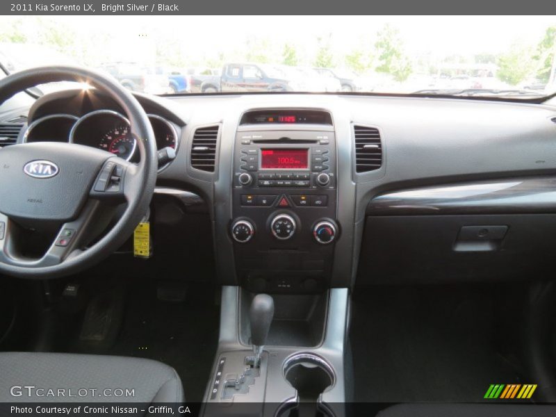 Bright Silver / Black 2011 Kia Sorento LX