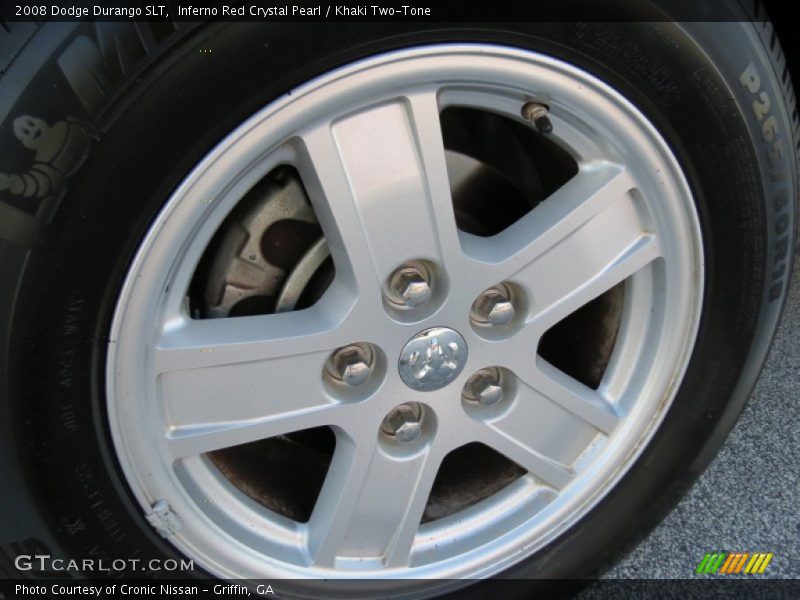 Inferno Red Crystal Pearl / Khaki Two-Tone 2008 Dodge Durango SLT