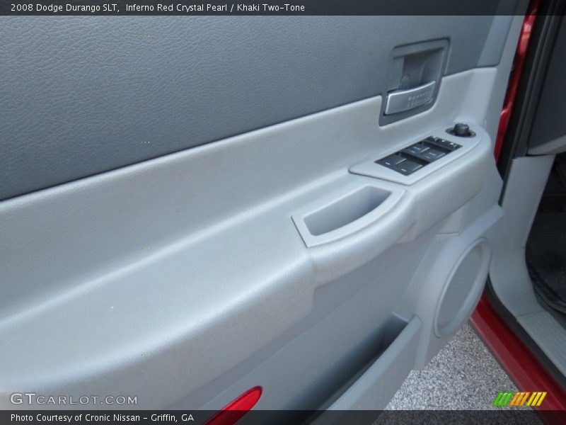 Inferno Red Crystal Pearl / Khaki Two-Tone 2008 Dodge Durango SLT
