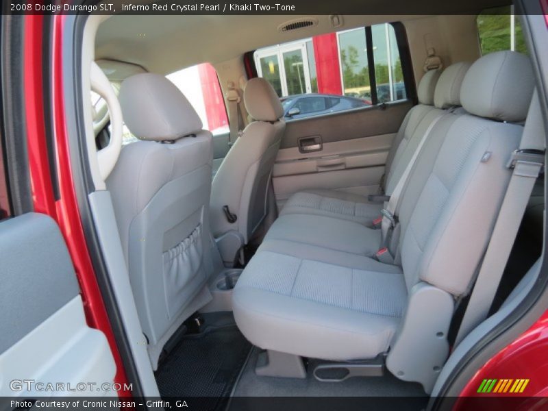 Inferno Red Crystal Pearl / Khaki Two-Tone 2008 Dodge Durango SLT