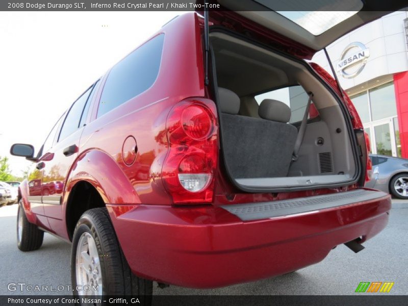 Inferno Red Crystal Pearl / Khaki Two-Tone 2008 Dodge Durango SLT