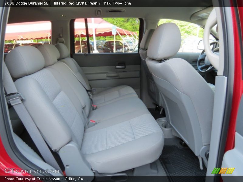Inferno Red Crystal Pearl / Khaki Two-Tone 2008 Dodge Durango SLT