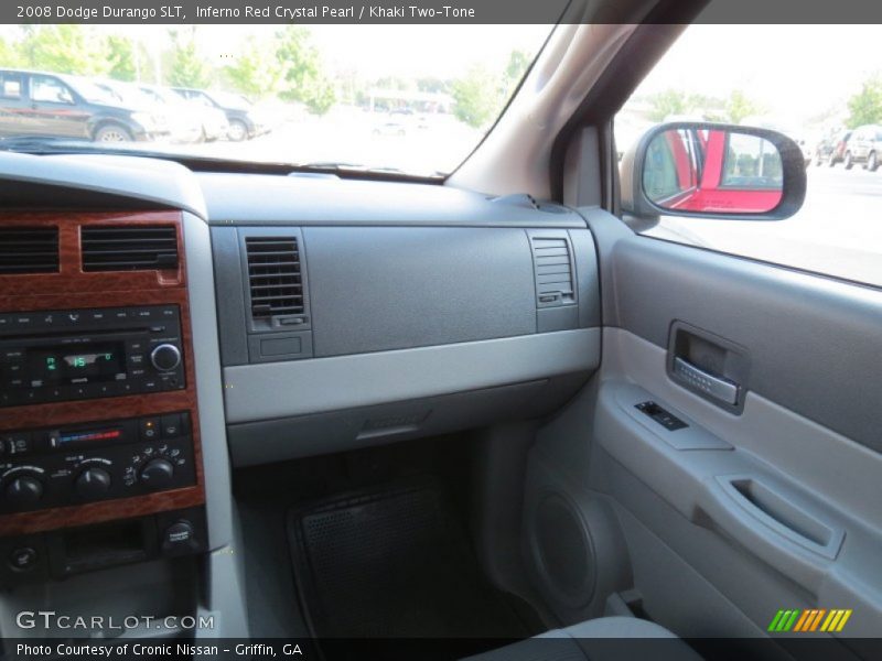 Inferno Red Crystal Pearl / Khaki Two-Tone 2008 Dodge Durango SLT