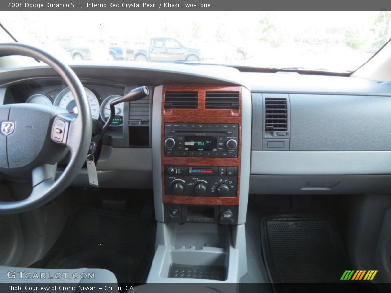 Inferno Red Crystal Pearl / Khaki Two-Tone 2008 Dodge Durango SLT