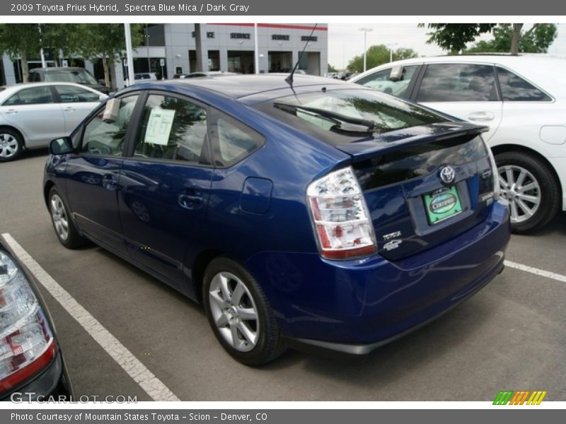 Spectra Blue Mica / Dark Gray 2009 Toyota Prius Hybrid