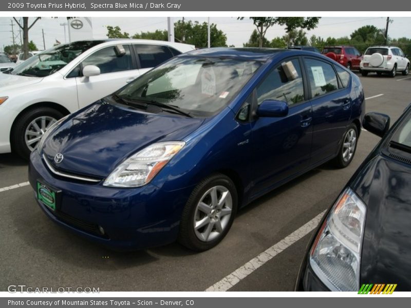 Spectra Blue Mica / Dark Gray 2009 Toyota Prius Hybrid