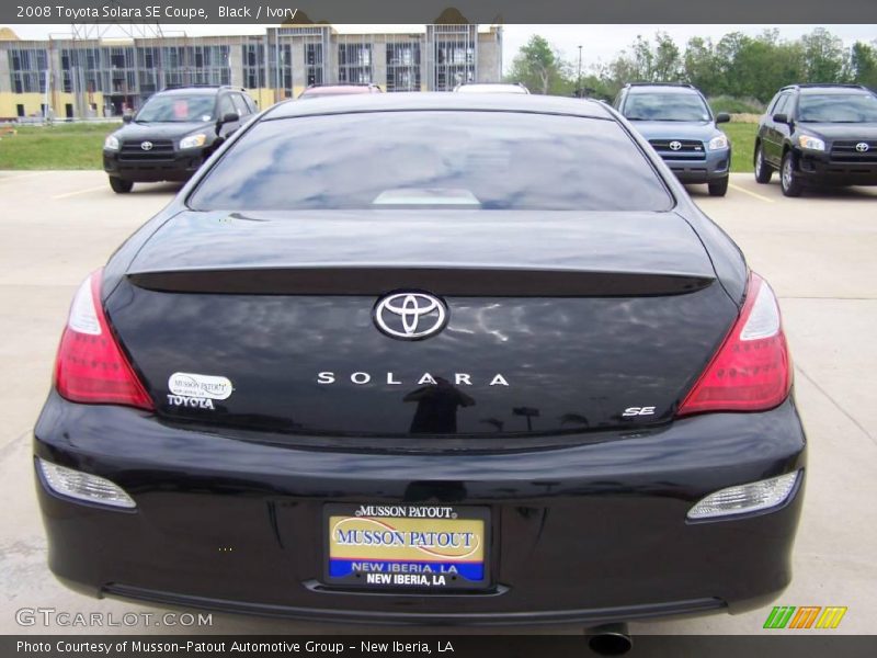 Black / Ivory 2008 Toyota Solara SE Coupe