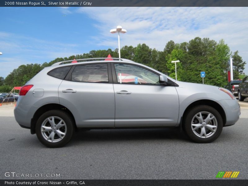 Silver Ice Metallic / Gray 2008 Nissan Rogue SL