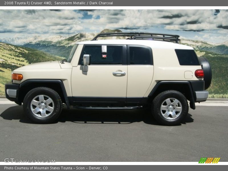 Sandstorm Metallic / Dark Charcoal 2008 Toyota FJ Cruiser 4WD