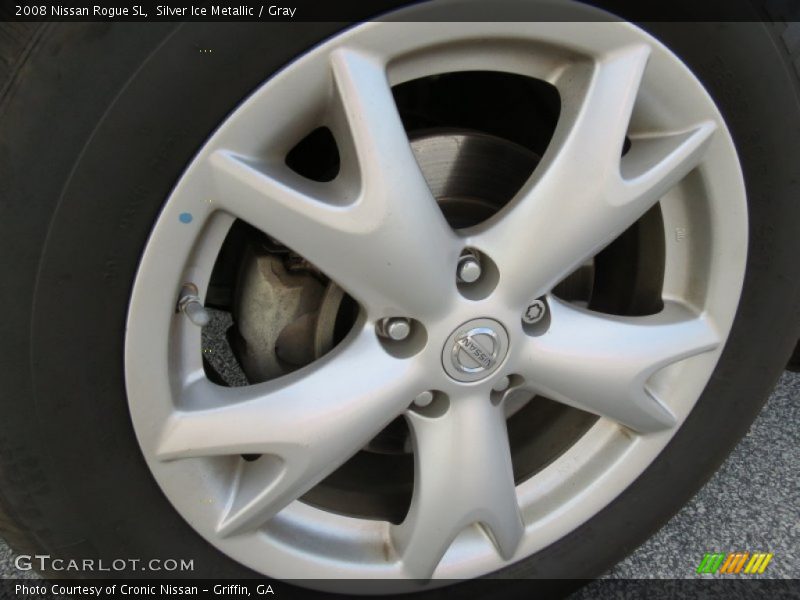 Silver Ice Metallic / Gray 2008 Nissan Rogue SL