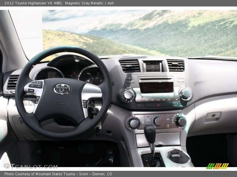 Magnetic Gray Metallic / Ash 2012 Toyota Highlander V6 4WD