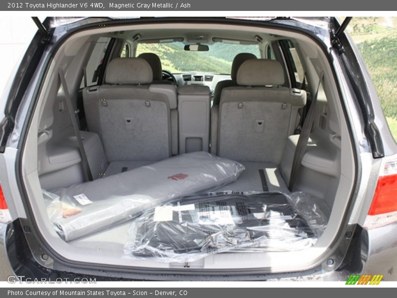 Magnetic Gray Metallic / Ash 2012 Toyota Highlander V6 4WD