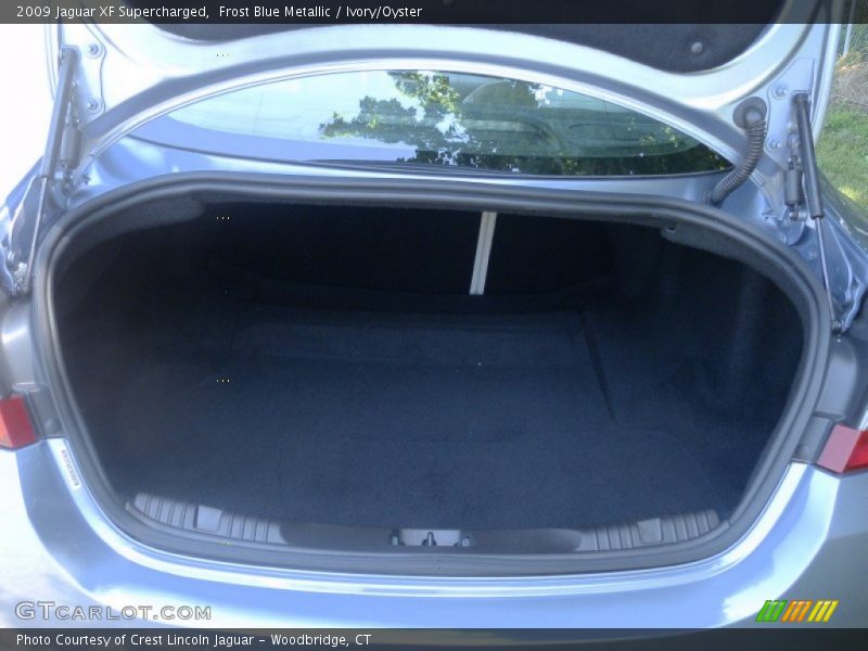 Frost Blue Metallic / Ivory/Oyster 2009 Jaguar XF Supercharged
