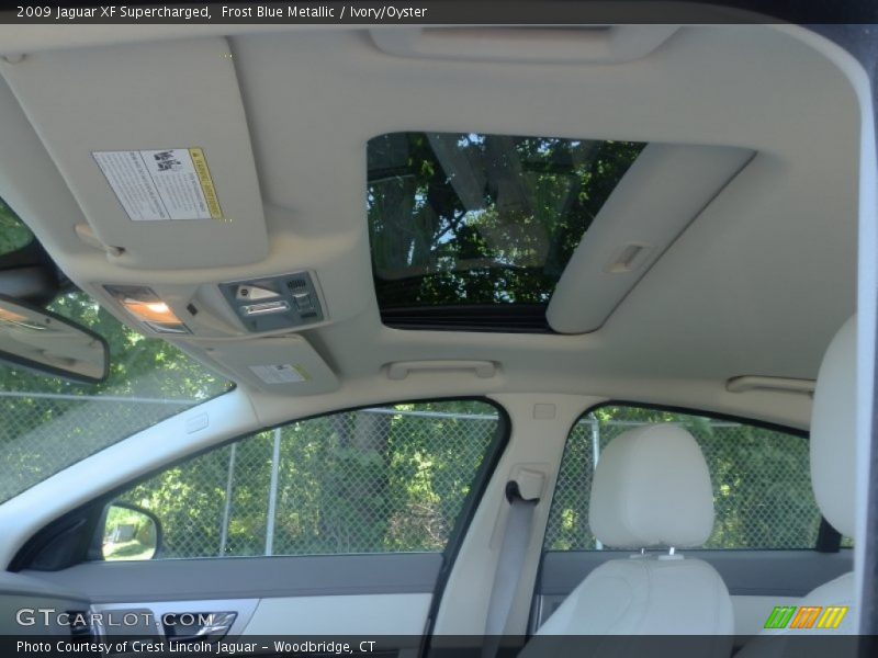 Frost Blue Metallic / Ivory/Oyster 2009 Jaguar XF Supercharged