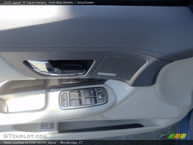Frost Blue Metallic / Ivory/Oyster 2009 Jaguar XF Supercharged