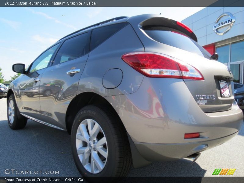 Platinum Graphite / Beige 2012 Nissan Murano SV