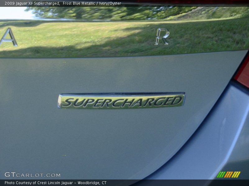 Frost Blue Metallic / Ivory/Oyster 2009 Jaguar XF Supercharged