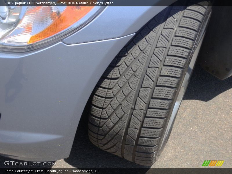 Frost Blue Metallic / Ivory/Oyster 2009 Jaguar XF Supercharged