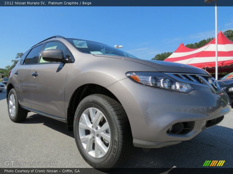 Platinum Graphite / Beige 2012 Nissan Murano SV