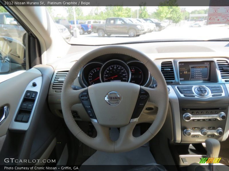 Platinum Graphite / Beige 2012 Nissan Murano SV