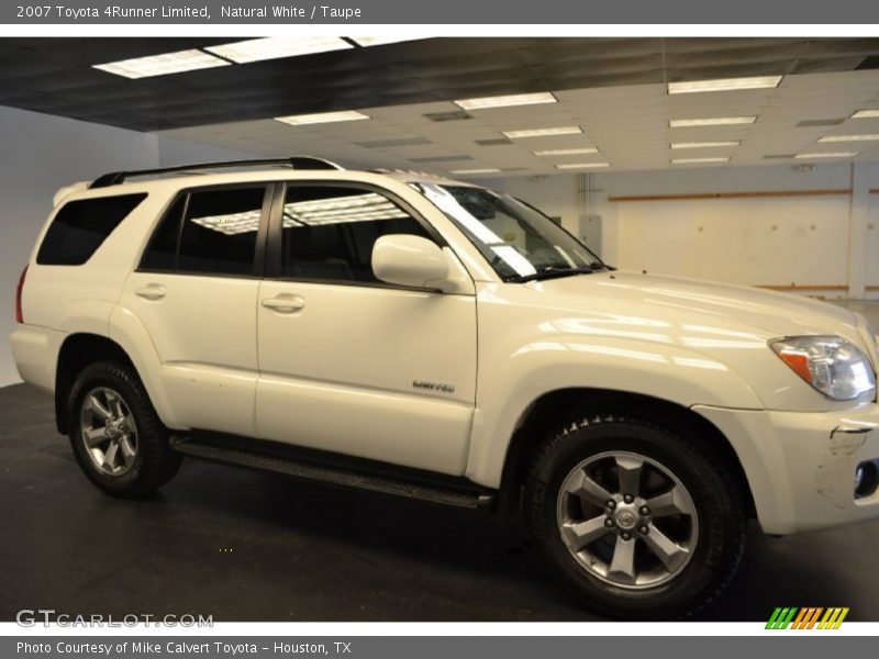 Natural White / Taupe 2007 Toyota 4Runner Limited