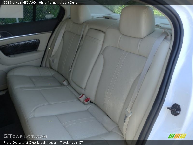 Rear Seat of 2013 MKS AWD