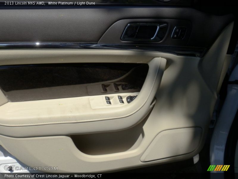 White Platinum / Light Dune 2013 Lincoln MKS AWD