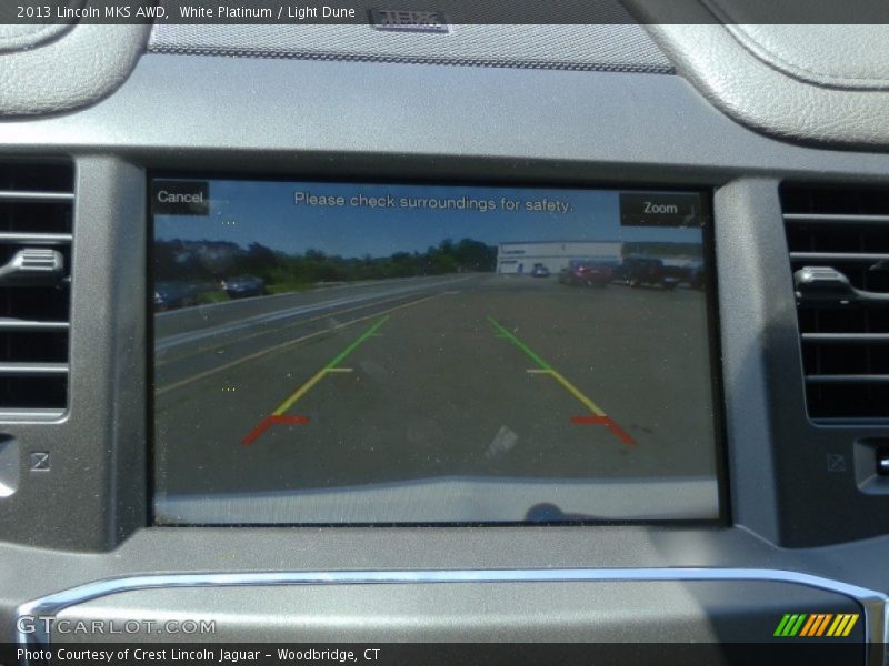 White Platinum / Light Dune 2013 Lincoln MKS AWD