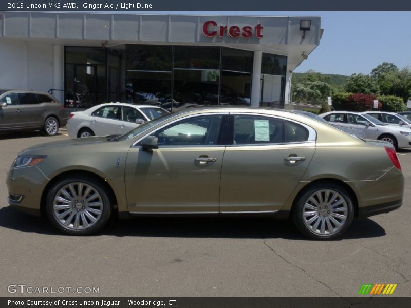 Ginger Ale / Light Dune 2013 Lincoln MKS AWD