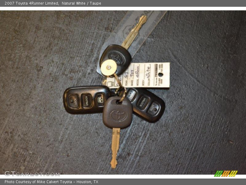 Natural White / Taupe 2007 Toyota 4Runner Limited