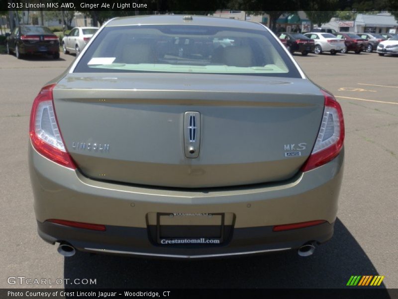 Ginger Ale / Light Dune 2013 Lincoln MKS AWD
