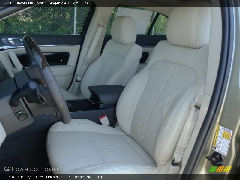  2013 MKS AWD Light Dune Interior