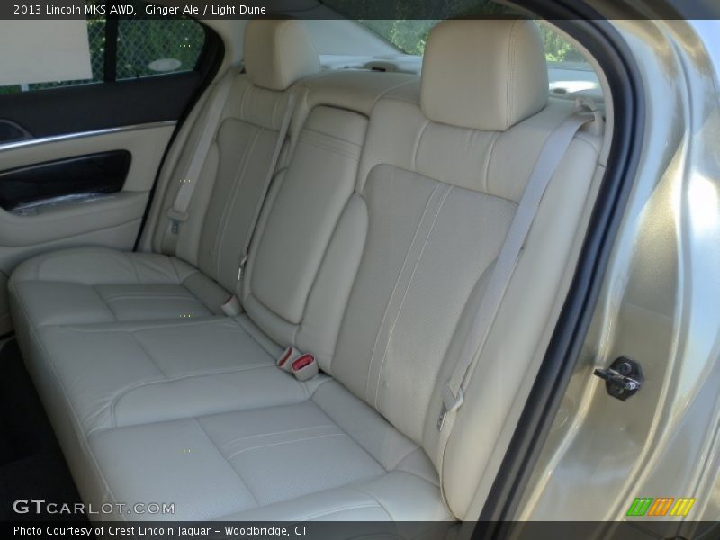 Rear Seat of 2013 MKS AWD