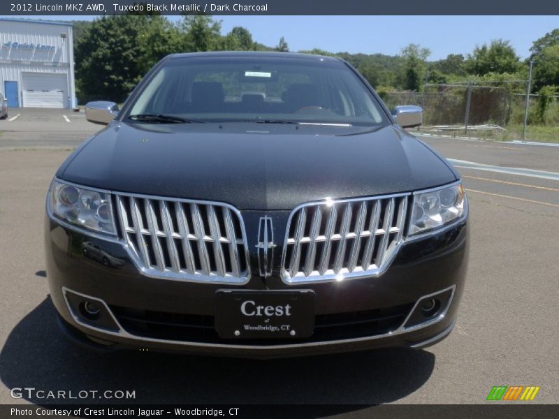 Tuxedo Black Metallic / Dark Charcoal 2012 Lincoln MKZ AWD