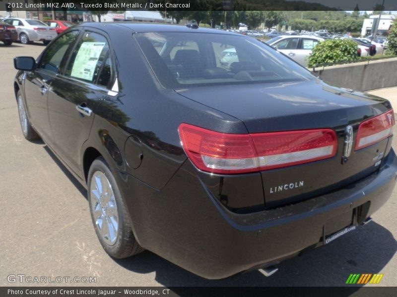 Tuxedo Black Metallic / Dark Charcoal 2012 Lincoln MKZ AWD