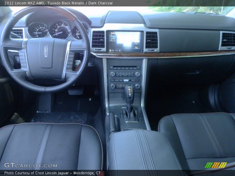 Tuxedo Black Metallic / Dark Charcoal 2012 Lincoln MKZ AWD