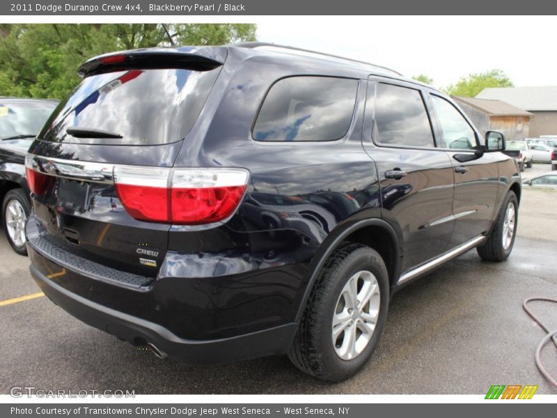 Blackberry Pearl / Black 2011 Dodge Durango Crew 4x4
