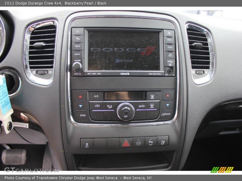 Blackberry Pearl / Black 2011 Dodge Durango Crew 4x4