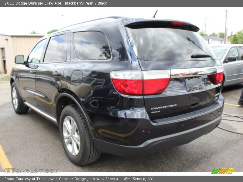 Blackberry Pearl / Black 2011 Dodge Durango Crew 4x4