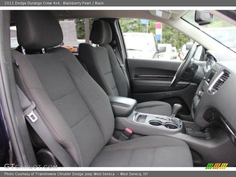 Blackberry Pearl / Black 2011 Dodge Durango Crew 4x4