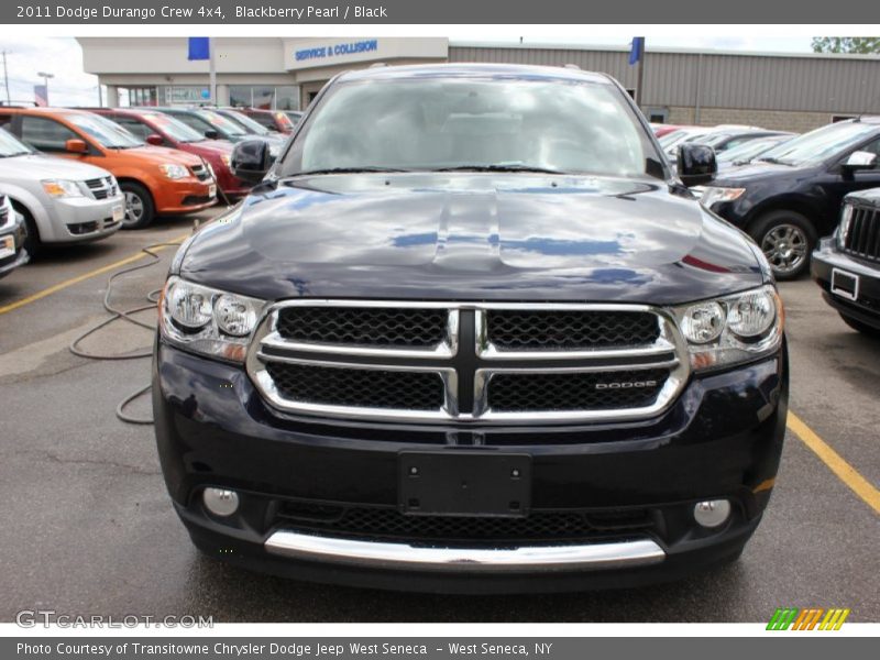 Blackberry Pearl / Black 2011 Dodge Durango Crew 4x4