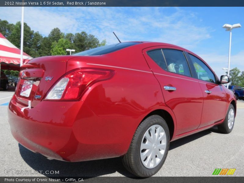 Red Brick / Sandstone 2012 Nissan Versa 1.6 SV Sedan