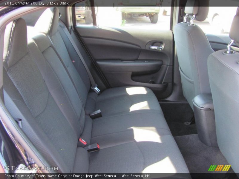 Black / Black 2011 Chrysler 200 LX